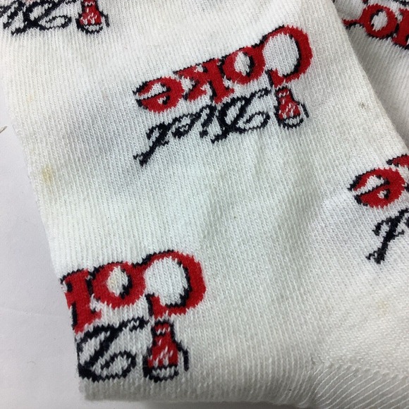 Vintage Made In USA Diet Coke Socks size 9-11 NOS Crew Socks - Picture 5 of 6